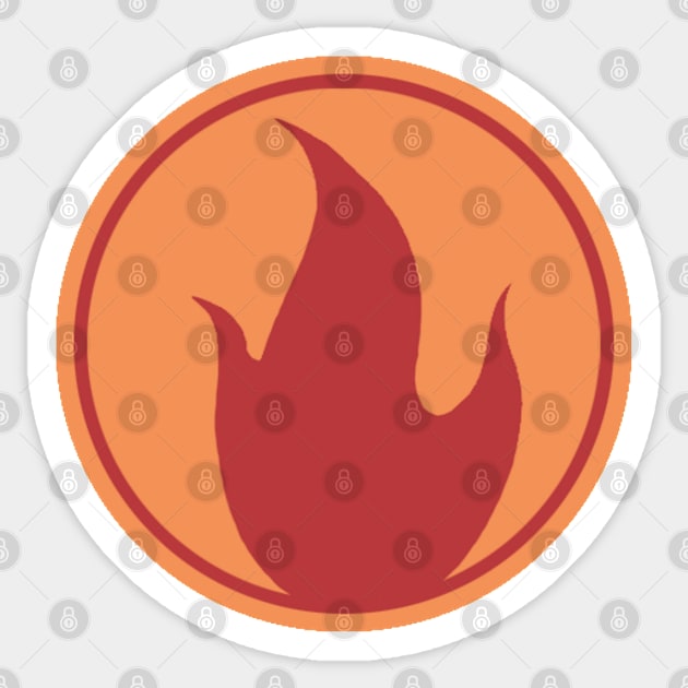 Team Fortress 2 - Red Pyro Emblem Sticker by Reds94